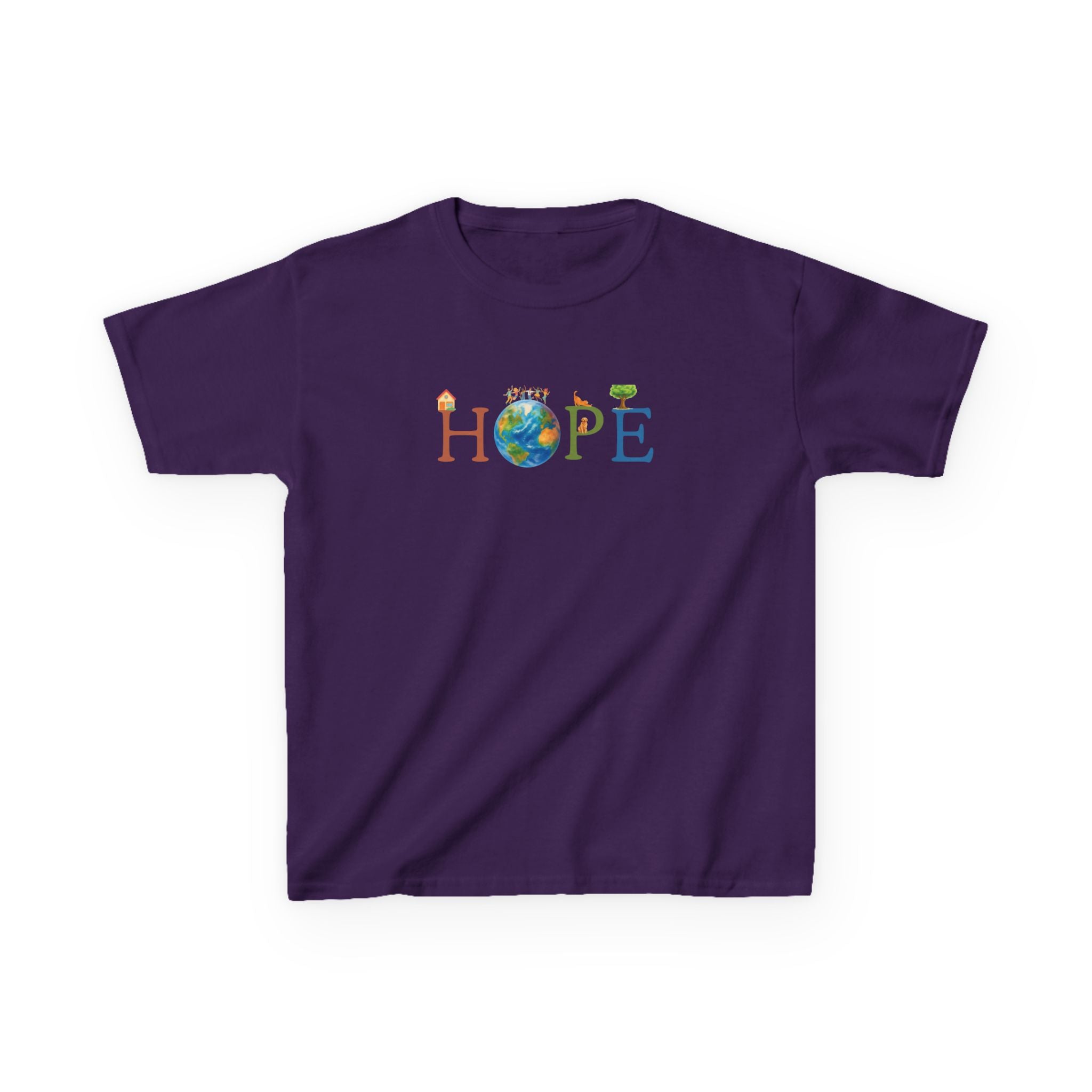 Youth “HOPE in Watercolor” T-Shirt in 5 colors
