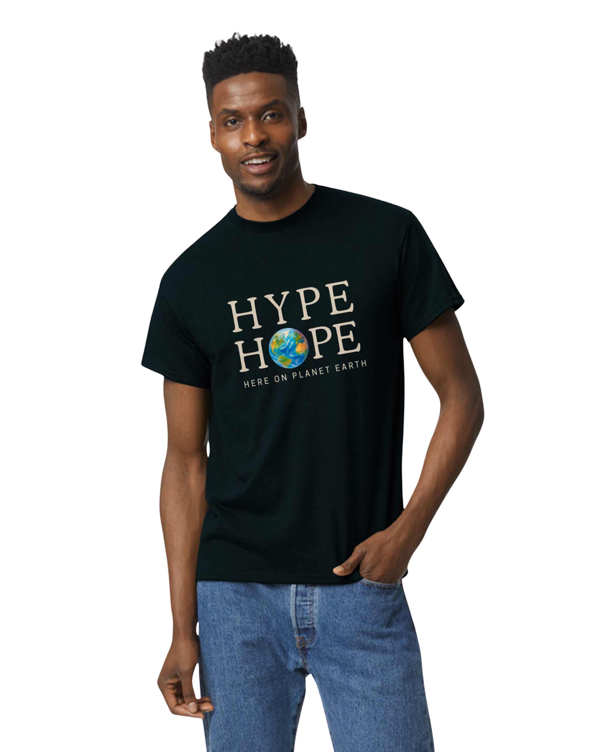 HYPE HOPE Here On Planet Earth Tee