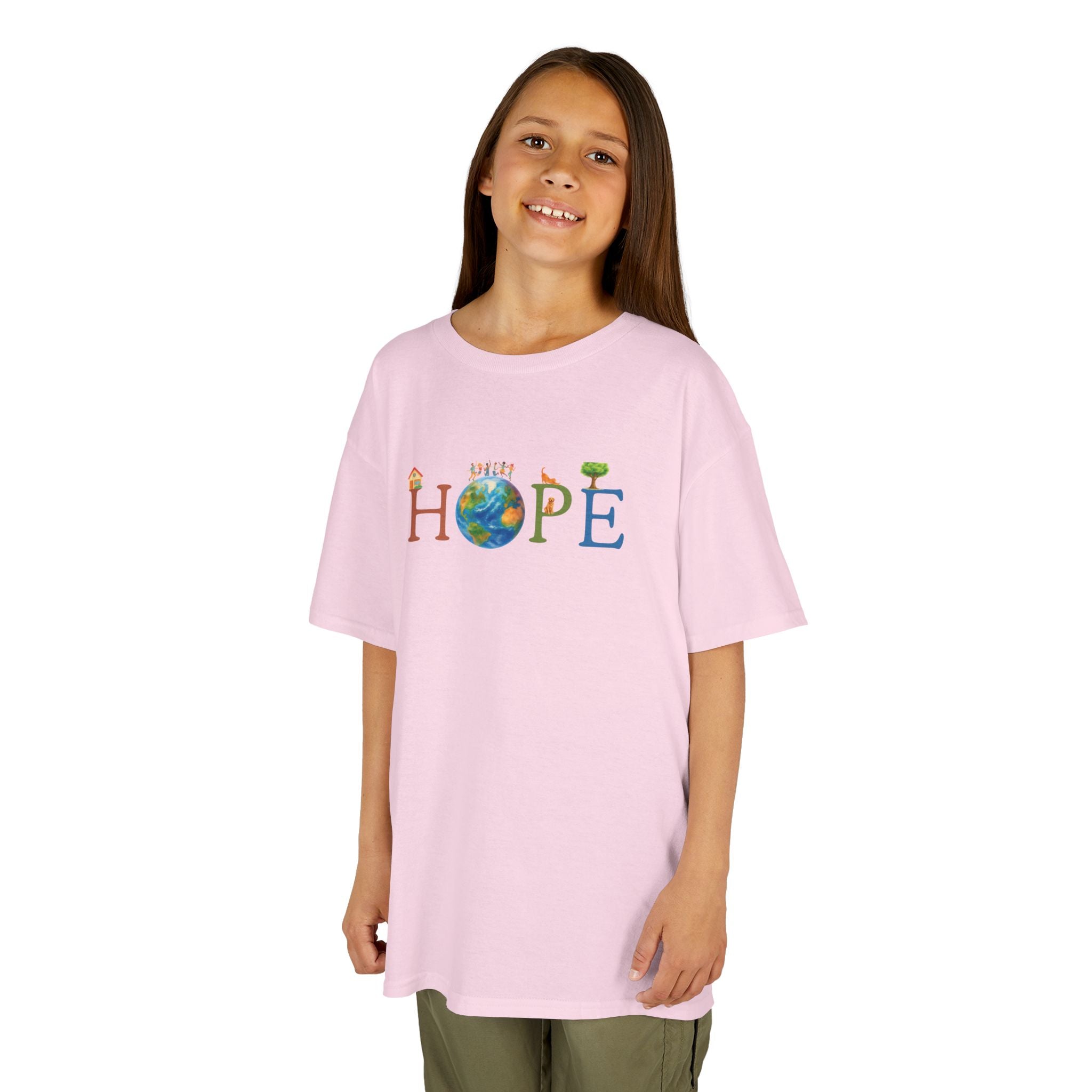 Youth “HOPE in Watercolor” T-Shirt in 5 colors