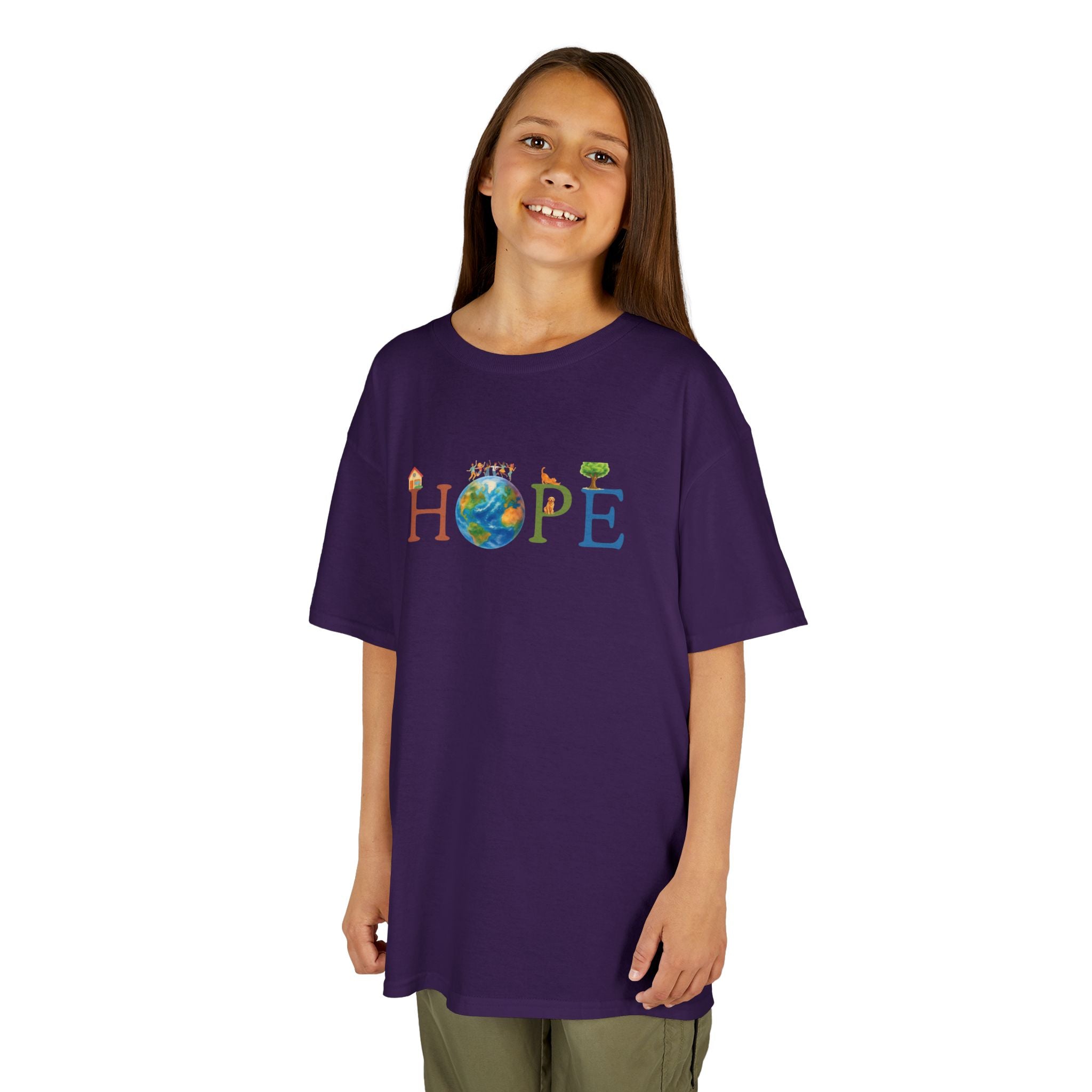 Youth “HOPE in Watercolor” T-Shirt in 5 colors