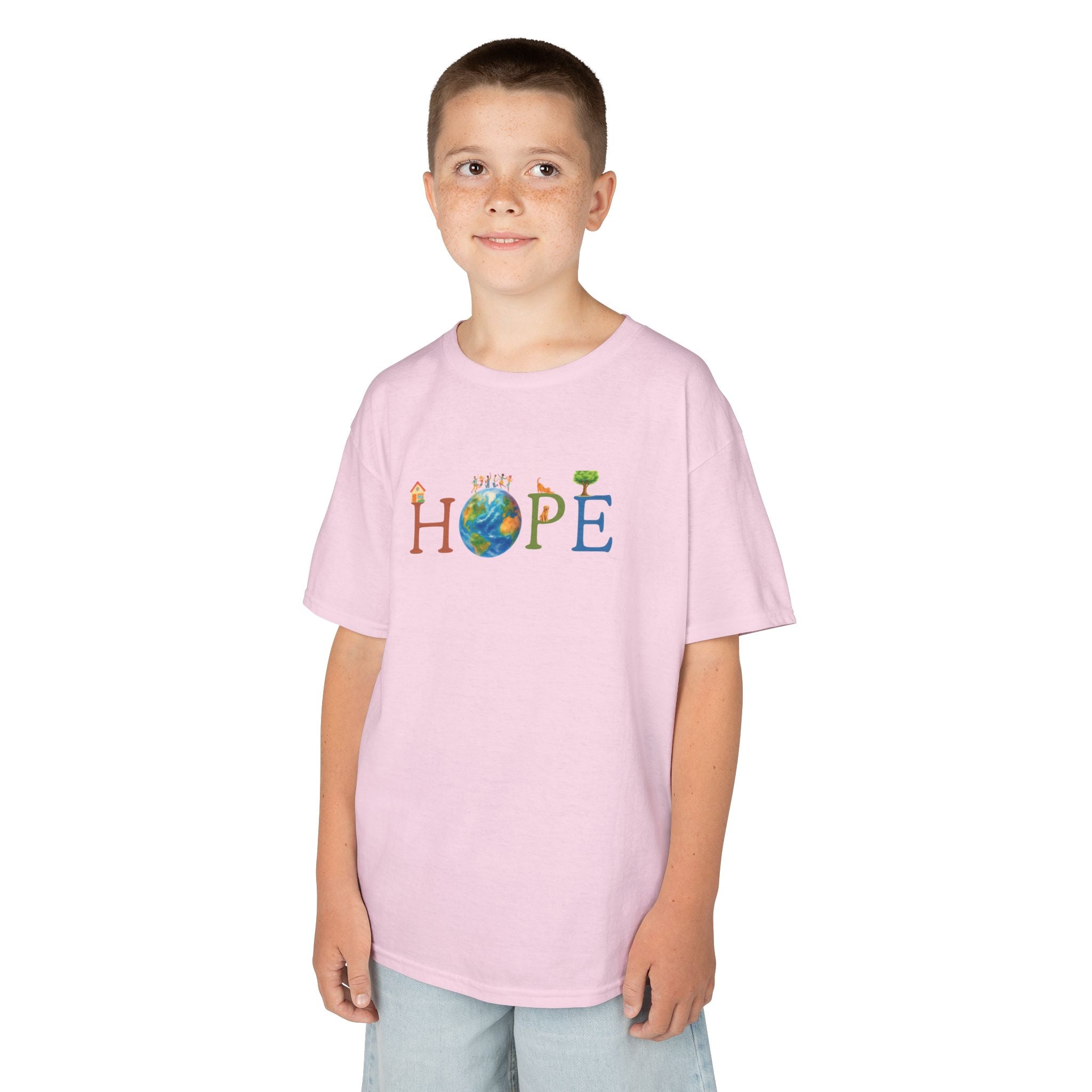 Youth “HOPE in Watercolor” T-Shirt in 5 colors