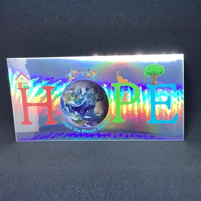 ✨ Reflective HOPE Sticker (3" x 6")